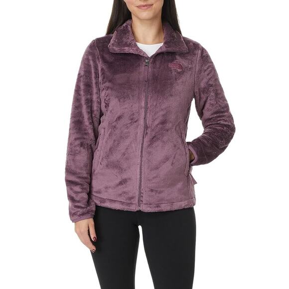 The North Face Women's Osito Fleece Jacket Midnight Mauve Small Purple Fuzzy - Picture 2 of 9